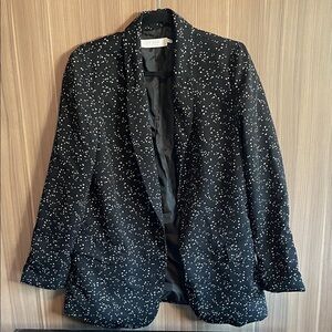 ASTR Black and White Speckled Blazer